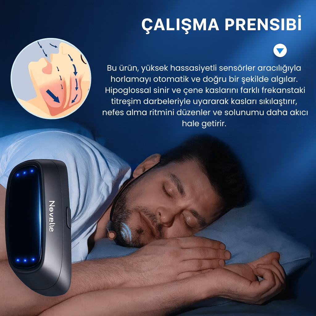 Novelle Horlama Önleyici Nörostimülasyon Cihazı SleepClear