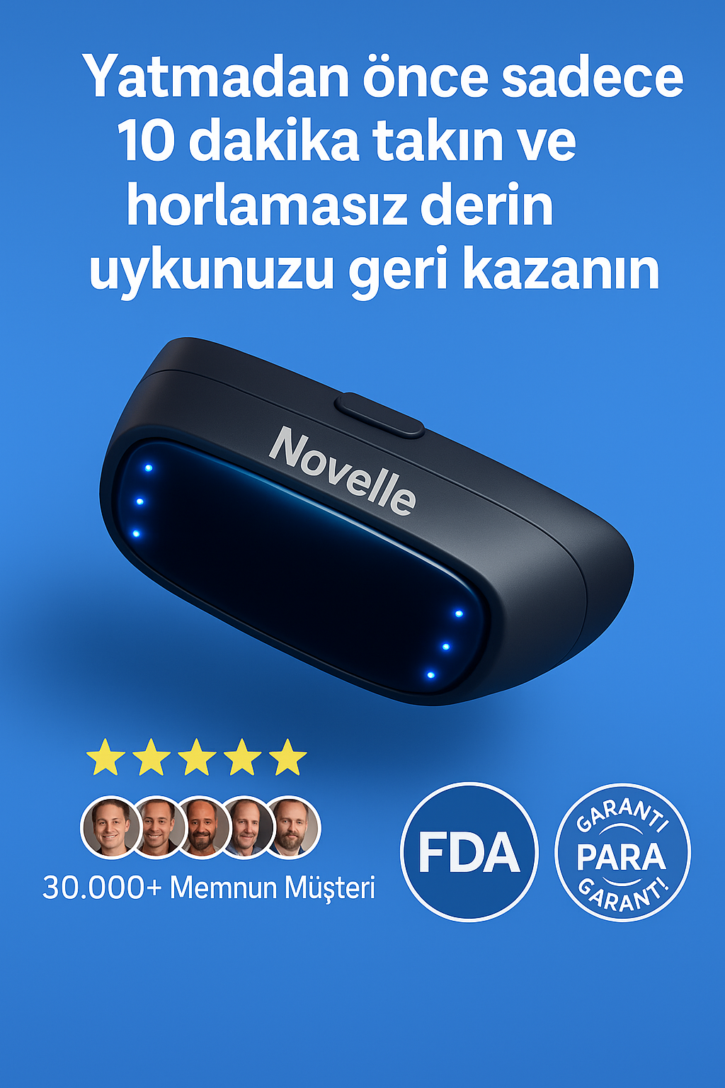 Novelle Horlama Önleyici Nörostimülasyon Cihazı SleepClear